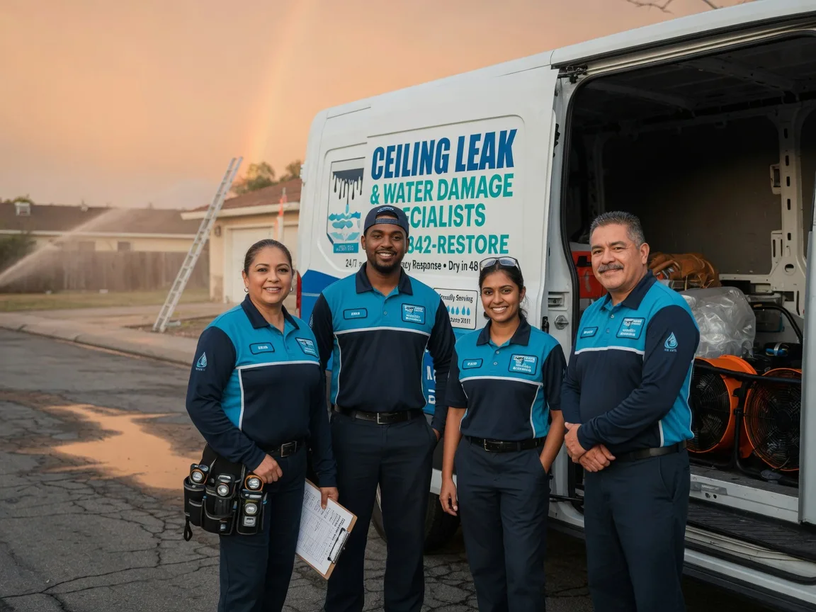 Ceiling Leak Cleanup company in Bakersfield, VT