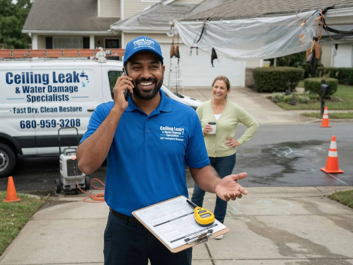 Ceiling Leak Cleanup Bakersfield, VT FAQs